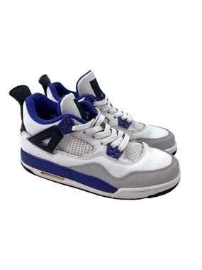 Nike Air Jordan 4 Retro GS Ultraviolet Neutral Gray White Sneakers